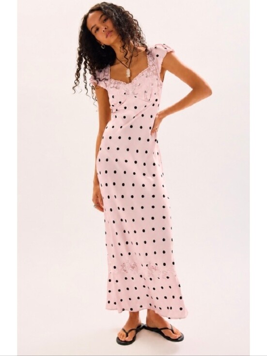 Free People Dresses & Skirts - Free People Butterfly Babe Maxi (Pink)